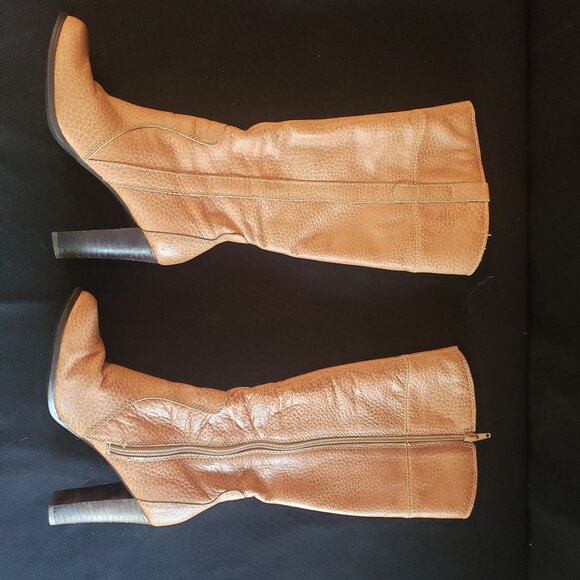 Brown Leather Boots - Picture 1 of 8